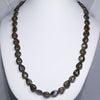 Natural Boulder Opal 18" Long, Beaded Necklace