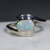Natural Australian Boulder Opal Silver Ring - Size 7 Code - SR116