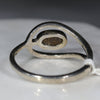 Silver Solid Opal Ring Rear View