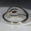 Natural Australian Opal Silver Ring - Size 9
