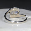 Natural Australian Opal Silver Ring - Size 8.5