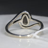 Natural Australian Opal Silver Ring - Size 5.5