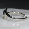 Natural Australian Opal Silver Ring - Size 9.5 Code - SR301