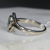 Natural Australian Opal Silver Ring - Size 6