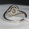 Natural Australian Opal Silver Ring - Size 6