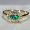 Green Opal Ring