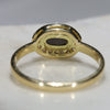 Natural Australian Boulder Opal and Diamond 18k Gold Ring - Size 6.5 Code -GR02008