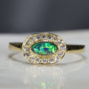 boulder opal engagement ring