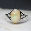 Australian Boulder Opal 18k White Gold Ring  GR02006 