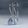 Natural Australian Boulder Opal  Silver  Earring