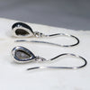 Natural Australian Boulder Opal  Silver  Earring