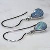 Natural Australian Boulder Opal  Silver  Earring