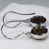 Natural Australian Boulder Opal  Silver  Earring