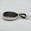 Natural Australian Boulder Opal  Silver Pendant with Silver Chain