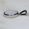 Natural Australian Boulder Opal  Silver Pendant with Silver Chain