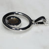 Natural Australian Boulder Opal Silver Pendant with Silver Chain