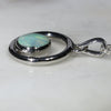 Natural Australian Boulder Opal Silver Pendant with Silver Chain