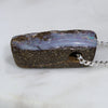 Natural Australian Boulder Opal  Pendant with Silver Chain