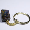 Australian Boulder Opal Key Ring