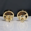Natural Australian Boulder Opal 18k Gold Earrings