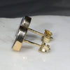 Natural Australian Boulder Opal  Gold Earrings