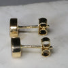 Natural Australian Boulder Opal 18k Gold Earrings