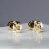 Natural Australian Boulder Opal 18k Gold Earrings