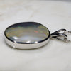 Silver Opal Pendant Side View