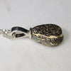 Australian Boulder Opal Silver Loop Pendant with Silver Chain