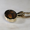 Natural Australian  Boulder Opal Gold Pendant
