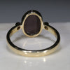 Natural Australian Opal and Diamond Gold Ring  Size 7 Code -GR702