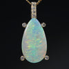 Natural Opal pendant- fairy Floss Opal Colours