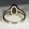 Natural Australian Boulder Opal Gold Ring - Size 5.5