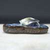 Australian Boulder Opal  Silver Thong Pendant with Silver Chain