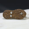 Australian Boulder Opal  Silver Flip Flop Pendant with Silver Chain Code-OT6
