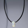 Natural Australian Boulder Opal Pendant with Magnetic Clasp