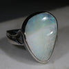 Natrual Boulder Opal  Adjustable Ring Size Silver Ring