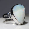 Natrual Boulder Opal  Adjustable Ring Size Silver Ring