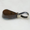 Australian Boulder Opal Silver Loop Pendant with Silver Chain Code-SD86