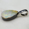 Silver Opal Pendant Side View