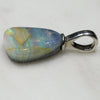Silver Opal Pendant Side view