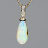 Opal and Diamond Gold Pendant Code -GPA155 Brisbane
