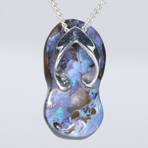 Australian Boulder Opal Pendant