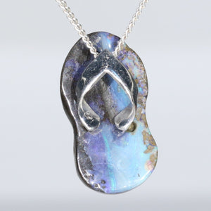 Australian Boulder Opal Pendant