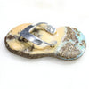 Australian Boulder Opal  Silver Flip Flop Pendant with Silver Chain Code-OT9