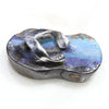 Australian Boulder Opal  Silver Flip Flop Pendant with Silver Chain Code-OT26