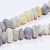 Natural Australian Opal 18" Long, Bead Necklace Code-WON01