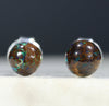 Silver Opal Studs