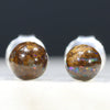 Australian Boulder Opal Matrix Silver Earring Studs Code-SE242
