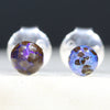 Australian Opal Earrings Natural